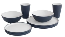 Outwell Gala 2 Person Dinner Set matset Blå OneSize - Fri frakt