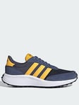 adidas Sportswear Men's Run 70s Trainers - Grey, Blue/Yellow, Size 8, Men