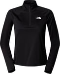 The North Face Women's Sunriser 1/4 Zip Long Sleeve Top TNF Black, S