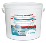 BAYROL e.CHLORILONG ULTIMATE 7 Galet 300 - 10,2kg | Chlore Stabilisé Multiaction