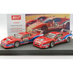 FERRARI 512 BB LM N.67 + 68 24H DAYTONA 1979 1:43 Best Model Auto Competizione