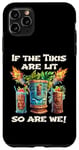 Coque pour iPhone 11 Pro Max Torche Tiki Polynésienne Tiki Bar Exotique Hawaïen Luau Cocktail