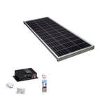 PACK ANTARION Panneau Solaire Monocristallin Slim 130W + Régulateur de charge Bl