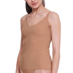 Sloggi ZERO Feel 2 0 Spaghetti Top Beige XX-Large Dam