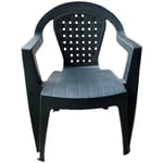 Fauteuil de jardin en résine antidérapante Norma Dimaplast coloris vert