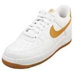 Nike Air Force 1 07 Next Nature Womens Fashion Trainers in White Flax - 3 UK