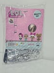 LOL Surprise Accessories Set With Purse/Pouch Hair Clips & Mirror Glitter Sequin