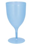 Blue Party Cup Reusable Plastic Wine Glass 350ml Tropical Summer Hawaiian