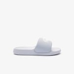 Lacoste Claquettes Serve Slide 1.0 junior Taille 35.5 Bleu Clair/blanc