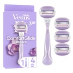 Venus - Gillette Venus ComfortGlide Breeze Razor - Purple/White