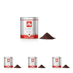 illy Classic Roast Ground Coffee, 125g (Pack of 4)