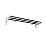 Essem Design-Nostalgi Hat Rack/Shoe Rack, Aluminium Fittings Hattehylde Fremstillet af træ, Fremstillet af genanvendt aluminium Sort Aluminium