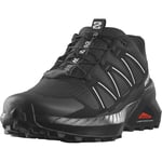 Salomon Homme Speedcross Peak Chaussures de randonnée, Black/Black/Glacier Gray, 40 2/3 EU