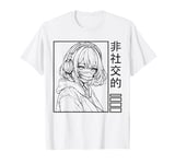 Sad Girl Anime Manga Emo Goth Harajuku Girl Independent T-Shirt