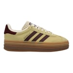 adidas Originals Sneaker Gazelle Bold - Gul/bordeaux/hvit Dame, størrelse 40⅔