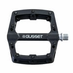 Gusset Components Bicycle Cycle Bike Slim Jim Nylon Pedals Black - 9/16 Inch