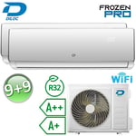 Climatiseur bi-split 9000+9000 Btu R32 A++/A+ Diloc Frozen PRO (U.E. 4.1) - WiFi