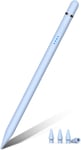 Pencil 1Ère Génération Pour Ipad, Stylo Pour Ipad Avec Reject De Paume, Sensibilité À L`Inclinaison. Stylet Pencil Compatible Avec Ipad 6-10, Air 3/4/5/11''M2, Mini 5/6, Pro 11""/12,9""/13''M4 (Bleu)