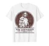 The Big Lebowski The Dude Abides 1998 Circle Portrait T-Shirt