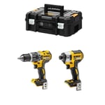 Kit d'électroportatifs DeWALT DCK266NT - Perceuse à Percussion DCD796 + Visseuse à Chocs DCF887 - TSTAK II