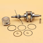 Kit de segments de piston de vilebrequin de manivelle,moteur 4 temps,tondeuse,pièces de débroussailleuse,Honda GX35,GX 35,39mm,13101-Z0Z-000