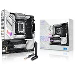 ASUS ROG STRIX B760-G GAMING WIFI – Carte mère gaming Intel B760 LGA 1700 mATX (DDR5, 12 + 1 DrMOS, PCIe 5.0, 2 x PCIe 4.0 M.2, WiFi 6E, Ethernet 2.5G, USB 3.2 Gen 2x2 Type-C, Aura Sync RGB)