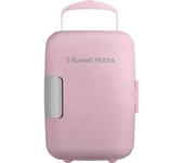 RUSSELL HOBBS Retro RH4CLR1001P Mini Cooler - Pink, Pink