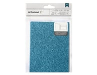 American Crafts Papier Cartes et enveloppes A2 (4.375-inch x 14,6 cm) 8/Pkg-Peacock Paillettes