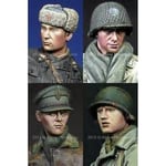 Alpines Miniatures - Ww2 Allied Heads 1maquette Figurine Ww2 Allied Heads 1 Alpine H6005 1/16ème Maquette Char Promo Figurine Miniature