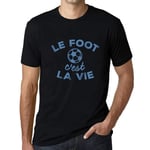 Homme Tee-Shirt Vintage Printed The Foot C'est La Vie T-Shirt Graphique Éco-Responsable Vintage Cadeau Nouveauté