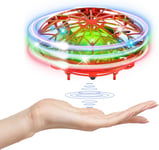 Kizmyee UFO Mini Drone, Hand-Controlled Flight Drone, LED Lights, Infrared Toy