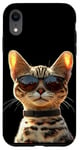 Coque pour iPhone XR Savannah Chat Leopard Cat Mama Douceur Serval chats