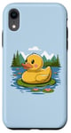 iPhone XR Cute Yellow Rubber Ducky Little Bath Toy Duck Case