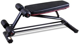 GANE Banc de Musculation réglables Tabouret Assis Pliable Équipement de Fitness à Domicile Chaise de Fitness multifonctionnelle Fitness Abdominal Trainer Tabouret d'entraînement Sportif, Noir