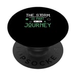 Awesome The Storm fait partie de The Journey A Recovery Coaching PopSockets PopGrip Interchangeable
