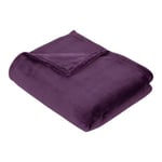 Plaid Flanelle Violet 130 x 180 cm