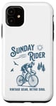 Coque pour iPhone 11 Vélo rétro pour cycliste Sunday Ride Club Racing