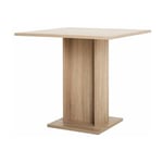 Table a manger de 2 a 4 personnes - Carrée - Classique - Décor chene - gustave - l 80 x l 80 cm