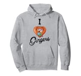 Rugrats Chuckie I Love Gingers Pullover Hoodie