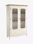 Laura Ashley Provencale 2 Door 1 Drawer Armoire, Ivory