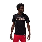 T-Shirt Nike Air Jordan Flight Essential Rings Tee " Black " FN5966 010 Noir