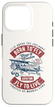 iPhone 16 Pro Wings of Freedom Retro Vintage Aviation Airplane Design Case