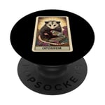 Esthetic Cottagecore The Opossum Possum Jeu de cartes Tarot PopSockets PopGrip Adhésif