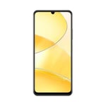 Smartphone realme C51 de couleur Noir Carbone avec écran HD+ de 6,74" 90 Hz, 720 x 1600 pixels, 6 Go de RAM DDR4 + 256 Go eMMC 5.1