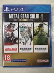 METAL GEAR SOLID : MASTER COLLECTION VOL.1 PS4 FR NEW (GAME IN ENGLISH/FRANCAIS/