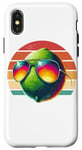 Coque pour iPhone X/XS Rétro Sunset Lunettes De Soleil Citron Vert Citrons Verts