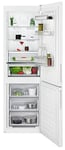 AEG 6000 Series Freestanding Fridge Freezer, Model RCB632E3MW, TwinTech No Frost, Multiflow, Stable Temperatures, Keeps Food Juicier For Longer 186cm, 230/101 Litres Cooling & Freezer Capacity, White