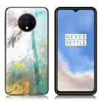 Fantasy Marmor OnePlus 7T skal - Flygande Duva