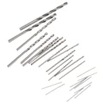 25x Micro Twist Drill Bits HSS Straight Shank For Jewelry Watch PCB 0.5-3mm UK