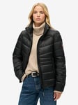 Superdry Fuji Quilt Padded Jacket - Black, Black, Size 10, Women